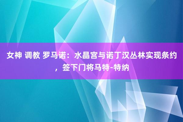 女神 调教 罗马诺：水晶宫与诺丁汉丛林实现条约，签下门将马特-特纳