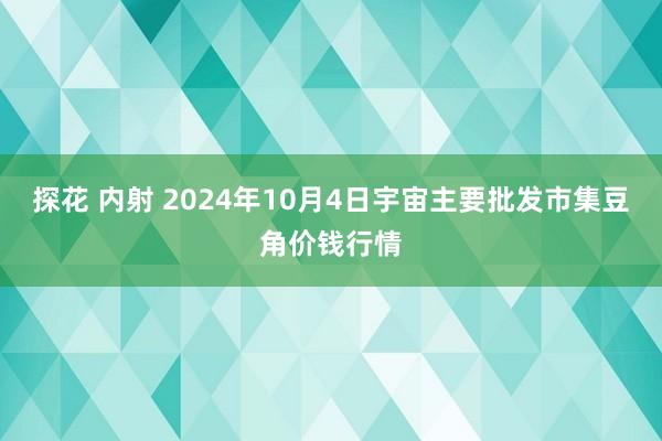 探花 内射 2024年10月4日宇宙主要批发市集豆角价钱行情