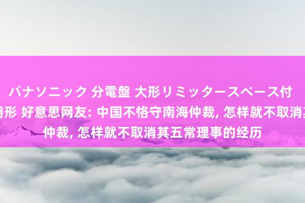 パナソニック 分電盤 大形リミッタースペース付 露出・半埋込両用形 好意思网友: 中国不恪守南海仲裁， 怎样就不取消其五常理事的经历