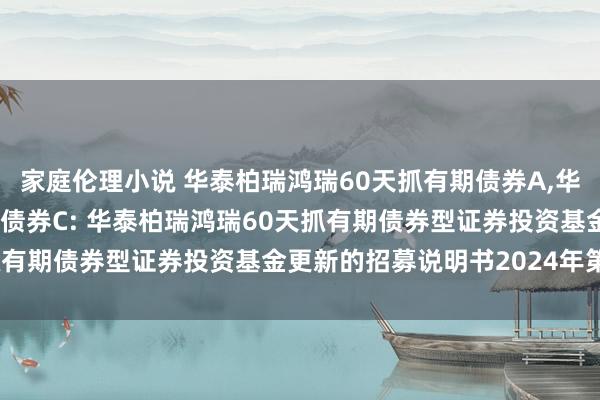 家庭伦理小说 华泰柏瑞鸿瑞60天抓有期债券A，华泰柏瑞鸿瑞60天抓有期债券C: 华泰柏瑞鸿瑞60天抓有期债券型证券投资基金更新的招募说明书2024年第2号